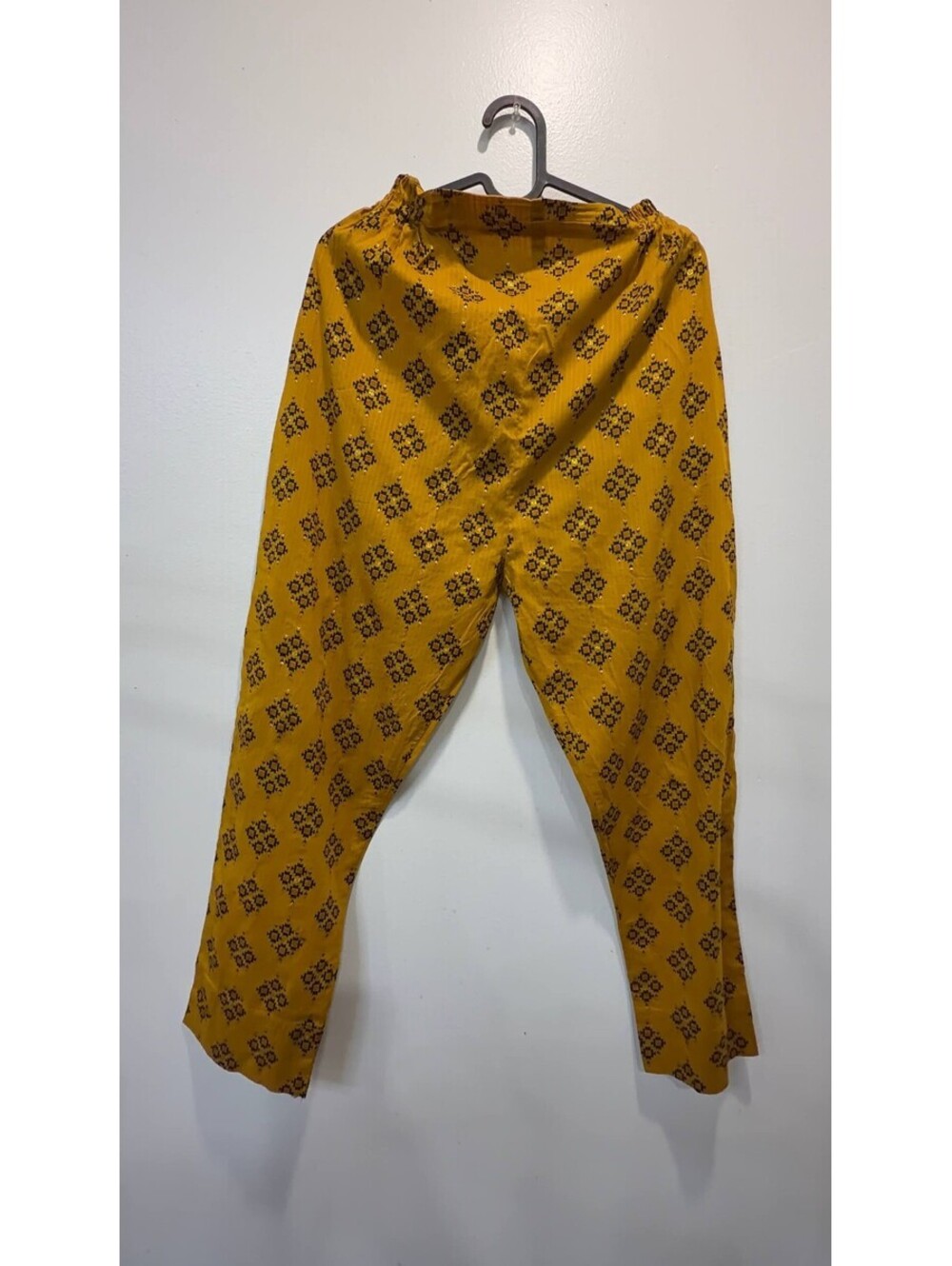 Kurti Mahal Women's M Mustard Indian Pakistani Kurta Pant Set - Picture 5 of 9